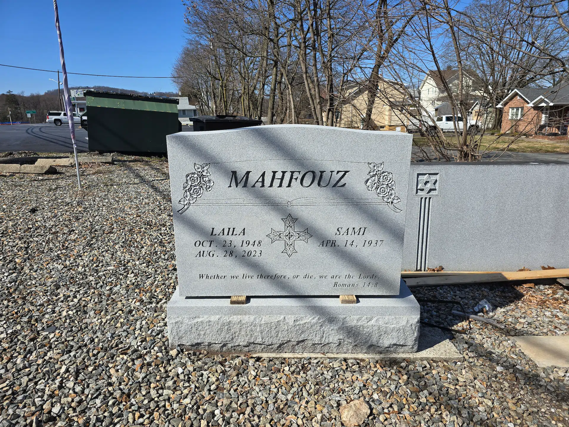 granite Memorial (general) hand-carved by Memorial Finder in NJ — image 1